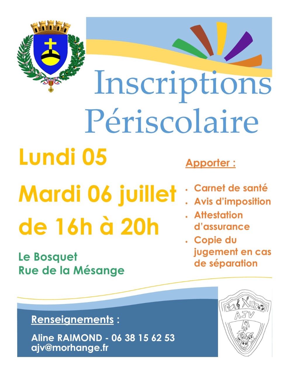 Inscription periscolaire