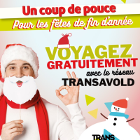 Gratuité du réseau Transavold du 1er décembre 2022 au 7 janvier 2023 !