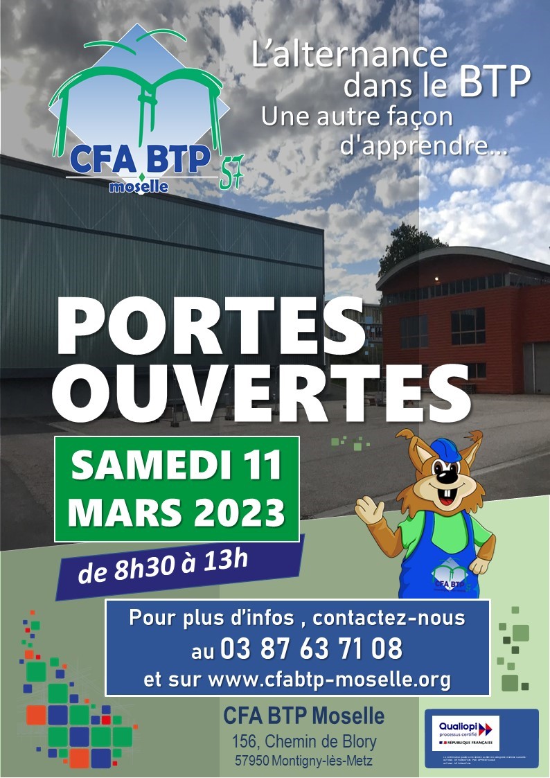 Portes ouvertes CFA BTP Moselle