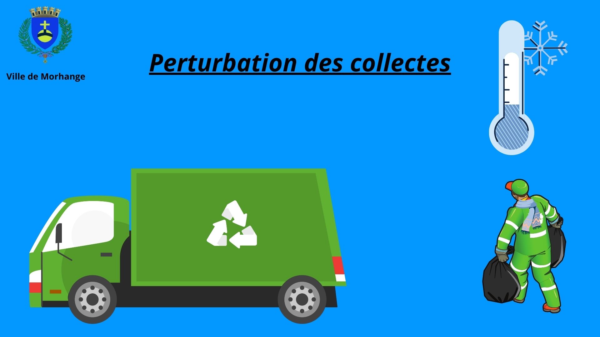 Perturbation de la collecte des ordures ménagères