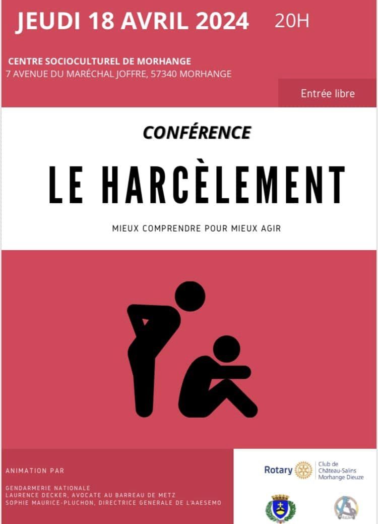 Conférence sur le harcèlement